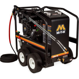 Portable Gasoline Hot Water Pressure Washer, 420cc, 3500 PSI, 3.3 GPM