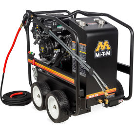 HSP Portable Gasoline Hot Water Pressure Washer, 408cc Vanguard, 3500 PSI, 3.3 GPM