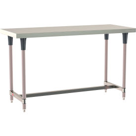 TableWorx 304 Stainless Steel Stationary Table, 72 x 30", I-Frame
