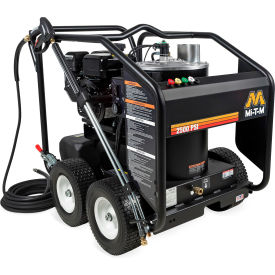 Portable Gasoline Hot Water Pressure Washer, 212cc, 2500 PSI, 2.6 GPM