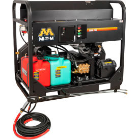 HS Stationary Gasoline Hot Water Pressure Washer, 670cc, 3500 PSI, 4.7 GPM