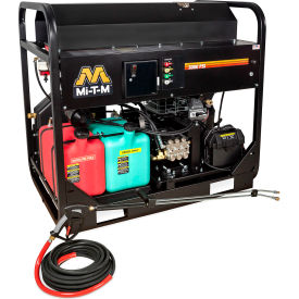 Stationary Gasoline Hot Water Pressure Washer, 408cc Vanguard, 3000 PSI, 4.8 GPM