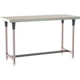 TableWorx 304 Stainless Steel Stationary Table, 60 x 24", I-Frame