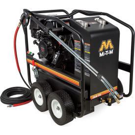 HSP Portable Gasoline Hot Water Pressure Washer, GX390 Honda, 3500 PSI, 3.3 GPM