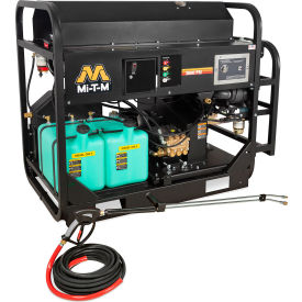 HS Stationary Diesel Hot Water Pressure Washer, 3000 PSI, 5.6 GPM, Kohler Z602
