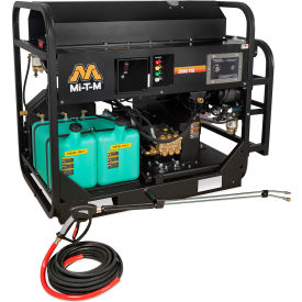 Mi-T-M HS Stationary Diesel Hot Water Pressure Washer, 3500 PSI, 4.7 GPM