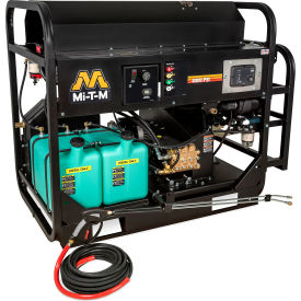 HS Stationary Diesel Hot Water Pressure Washer, 4000 PSI, 4.5 GPM