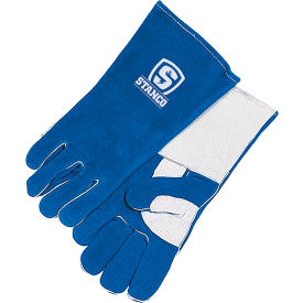 Select Split Cowhide Welding Glove, XL, Ol Blue