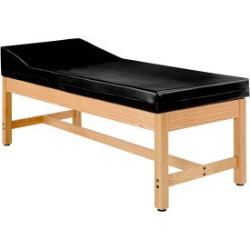 Protocol Medical Bench with 4 Legs & Headrest, 72"W x 30"D x 26"H, Oak