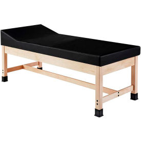 Protocol Medical Bench with 4 Legs & Headrest, 72"W x 30"D x 26"H, Maple