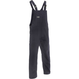 Men's Flame Resistant Deluxe Unlined Bib Overall, 44" x 32", Navy