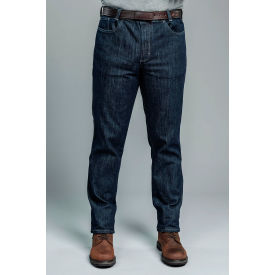 Men's Straight Leg Flame Resistant Jeans, 42" x 32", Denim