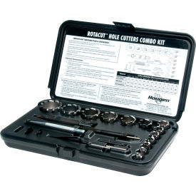 RotaCut Hole Cutter Combo Kit, 5/16 to 1-1/2" Diameter x 1/4" & 1/2" Depth of Cut