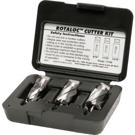 Fabricator's Annular Cutter Kit, 9/16, 13/16" Dia. x 3/4" Depth of Cut