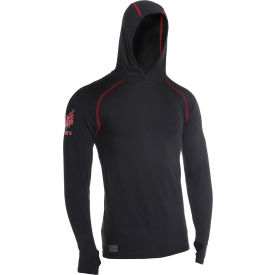 Men's Flame Resistant Performance Hoodie, 2XL, Black