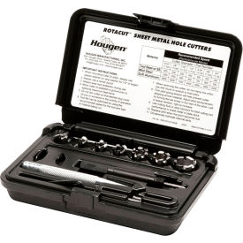 Hole Cutter Kit, 5/16 to 3/4" Dia. x 1/4" Depth of Cut, Pack of 12