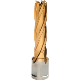 12,000-Series TiN Annular Cutter, 9/16" Dia. x 2" Depth of Cut