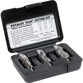 RotaLoc Plus Cutter Kit, 14mm, 16mm, 18mm Dia. x 1" Depth of Cut