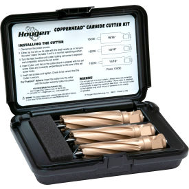 Copperhead Carbide Cutter Kit, 11/16, 13/16, 15/16" Diameter, 2" Depth of Cut