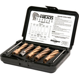 Copperhead Carbide Annular Cutter Kit, 14, 16, 20, 22mm Dia. x 50mm Depth of Cut