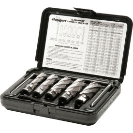 12,000-Series Oversized Annular Cutter Kit, 5/8, 3/4, 1, 1-1/8" Diameter x 2" Depth of Cut