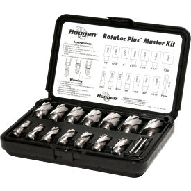 RotaLoc Plus Master Kit, 7/16 to 1-3/8" Dia. x 1" Depth of Cut