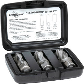 12,000-Series Cutter Kit, 11/16, 13/16, 15/16" Dia. x 1" Depth of Cut