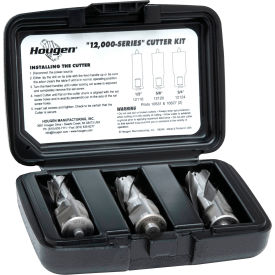 12,000-Series Cutter Kit, 1/2, 5/8, 3/4" Diameter, 1" Depth of Cut