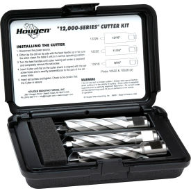 12,000-Series Cutter Kit, 9/16, 11/16, 13/16" Diameter x 2" Depth Cut