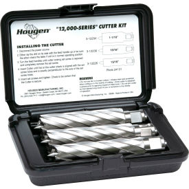 12,000-Series Cutter Kit, 13/16, 15/16, 1-1/16" Diameter x 3" Depth of Cut