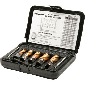 12,000-Series TiN Coated Annular Cutter Kit, 11/16, 1-1/16" Dia. x 1" Depth of Cut