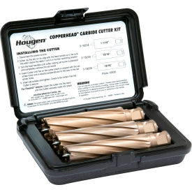 Copperhead Carbide Cutter Kit, 13/16, 15/16, 1-1/16" Diameter x 3" Depth of Cut
