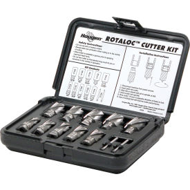 RotaLoc Annular Cutter Kit, 1/2, 3/4, 15/16, 1, 1-1/16" Dia. x 3/4" Depth of Cut
