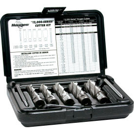 12,000-Series Annular Cutter Kit, 9/16, 11/16, 13/16, 1-1/16" Dia. x 2" Depth of Cut
