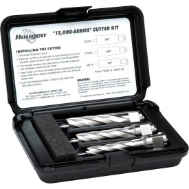 12,000-Series Cutter Kit, 1/2, 5/8, 3/4" Dia. x 2" Depth of Cut