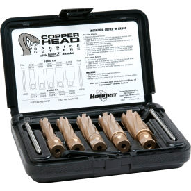 Copperhead Carbide Annular Cutter Kit, 9/16, 11/16, 1-1/16" Dia x 2" Depth of Cut