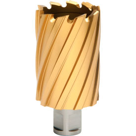 12,000-Series TiN Annular Cutter, 1-5/8" Diameter x 2" Depth of Cut