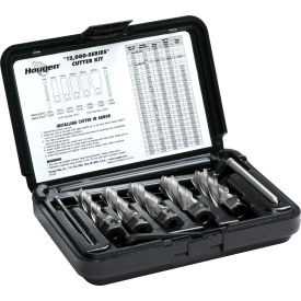 12,000-Series Annular Cutter Kit, 14, 16, 18, 20, 22mm Diameter, 50mm Depth of Cut