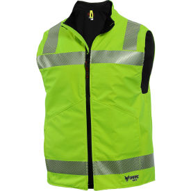 DRIFIRE FR Class 2 High Visibility Fleece Lined Vest, M, Fluorescent Yellow
