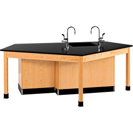 Forward Vision ADA Model, 96"L x 50"W x 34"H, Red Oak
