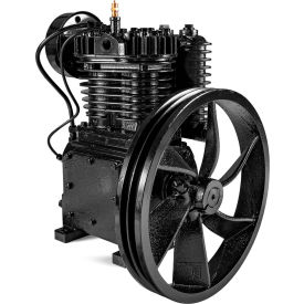 Two-Stage Reciprocating Compressor Pump, 2 Cylinder, 5-7.5 HP, 25 CFM