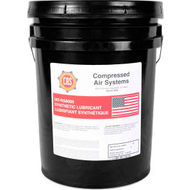 Industrial Gold Rotary Screw Compressor Synthetic Oil, 5 Gallon Size