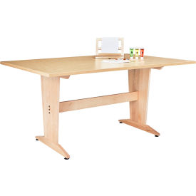 X-Large Table, 72"L x 48"W x 30"H, Natural Birch Top