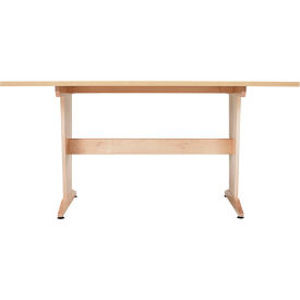 Perspective X-Large Table, 72"L x 48"W x 36"H, Natural Birch Top