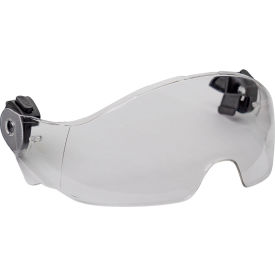 Safety Helmet Eye Shield with Quick Release System, One Size, Clear