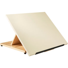 Portable Drawing Board, 24"L x 20"W x 2-1/2"H, Almond Top
