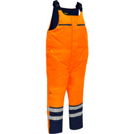 Men's Extreme Cold Bib Overall, 4XL, Orange