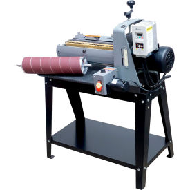 Brush/Drum Combo with Open Stand, 15A, 1-3/4HP, 110V