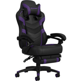 RESPAWN Ergonomic Gaming Chair with Footrest, Purple