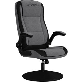 RESPAWN 800 Rocker Gaming Chair Floor, High Back Recliner, Gray Fabric